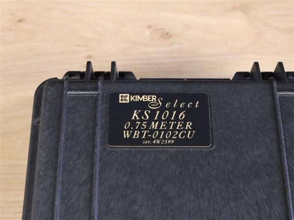 Grote foto kimber kable select ks 1016 audio interconnects rca 0 75 metre audio tv en foto onderdelen en accessoires