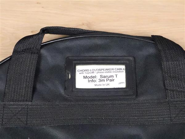 Grote foto chord company sarum t highend audio speaker cables 3 0 metre audio tv en foto onderdelen en accessoires