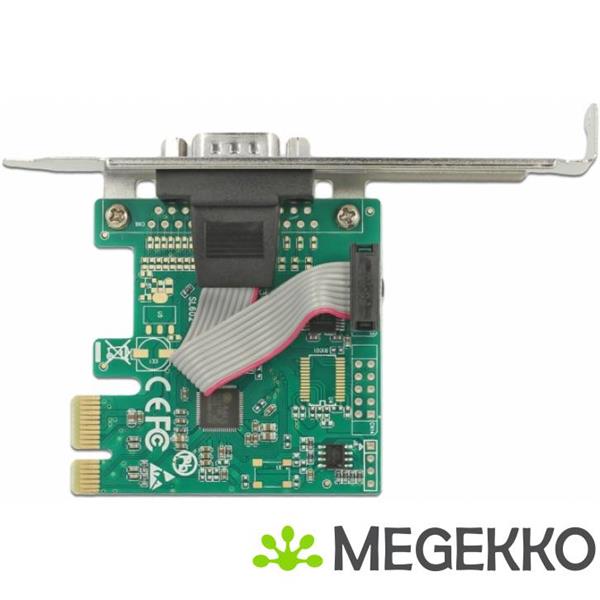 Grote foto delock 89948 pci express x1 kaart naar 1 x serile rs 232 computers en software overige computers en software