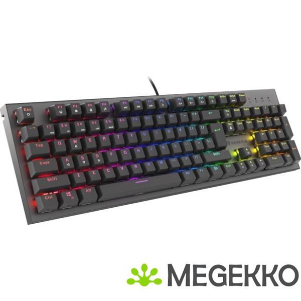 Grote foto genesis nkg 1877 thor 303 toetsenbord zwart computers en software toetsenborden