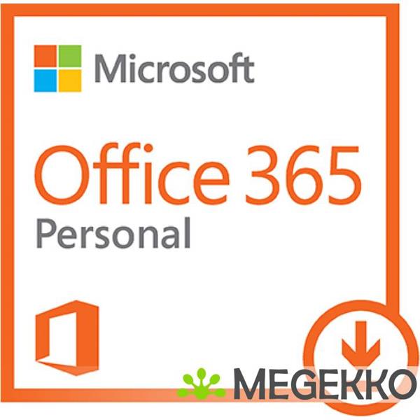 Grote foto microsoft 365 personal kantoorsuite 1 licentie s meertalig 1 jaar computers en software overige computers en software