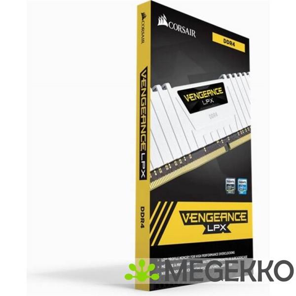 Grote foto corsair ddr4 vengeance lpx 2x16gb 3200 white computers en software harde schijven