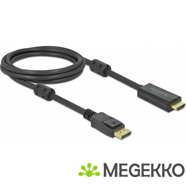 Grote foto delock 85956 actieve displayport 1.2 naar hdmi kabel 4k 60 hz 2 m computers en software overige computers en software