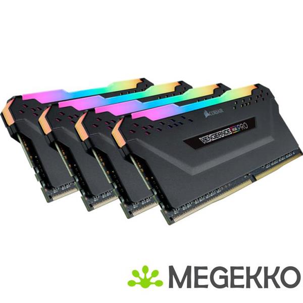 Grote foto corsair ddr4 vengeance rgb pro 4x16gb 3600 computers en software harde schijven