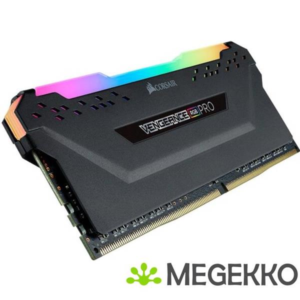 Grote foto corsair ddr4 vengeance rgb pro 4x16gb 3600 computers en software harde schijven