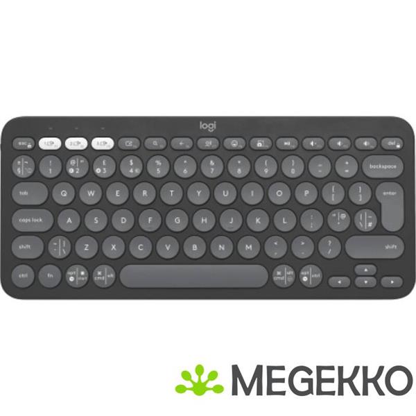 Grote foto logitech k380s pebble keys 2 toetsenbord draadloos grafiet uk international computers en software toetsenborden
