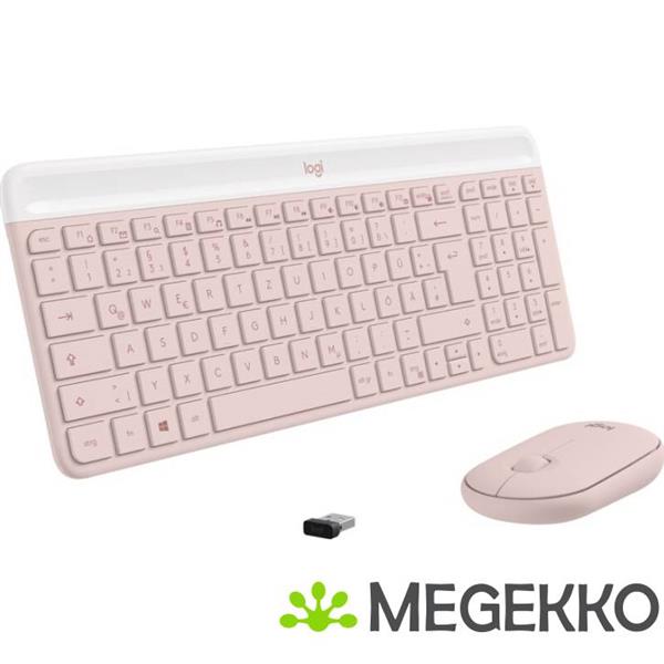 Grote foto logitech mk470 slim combo toetsenbord qwertz computers en software overige computers en software