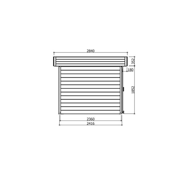 Grote foto nieuw modern tuinhuis arhus s8387 tuin en terras tuinhuisjes en blokhutten