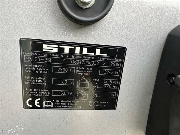 Grote foto vs 22537 elektrische duplex heftruck still rx60 25 l agrarisch heftrucks