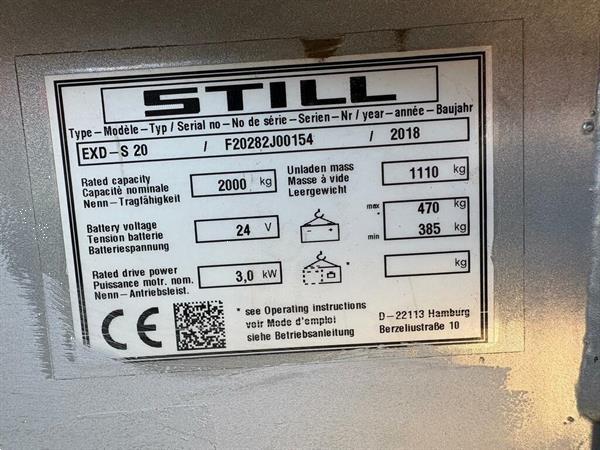 Grote foto vs 22542 elektrische meerijd stapelaar still exd s 20 doe het zelf en verbouw hefwerktuigen