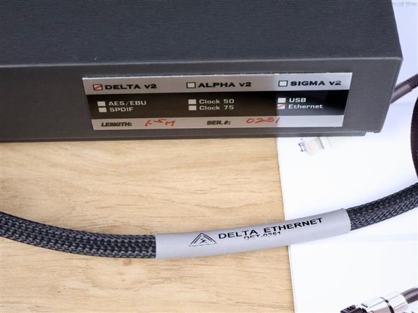 Grote foto shunyata research delta v2 ethernet rj e network cable 1 5 metre audio tv en foto onderdelen en accessoires