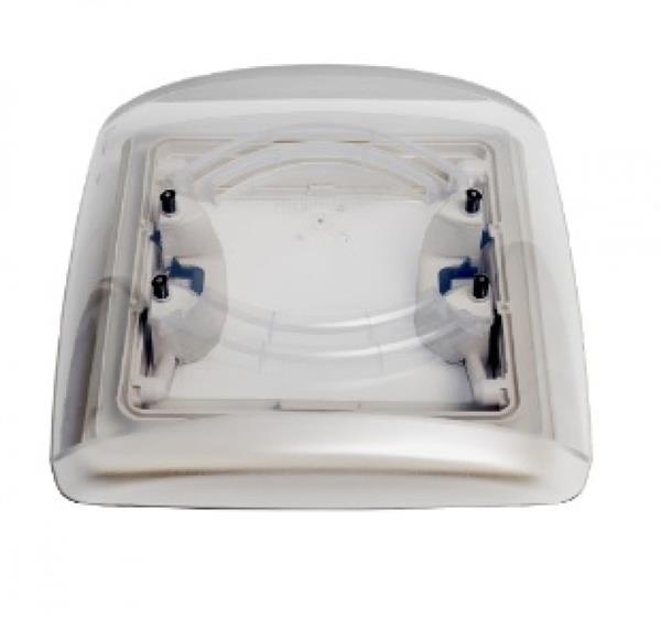 Grote foto mpk dakluik visionvent s eco wit 28x28cm vliegenhor caravans en kamperen caravan accessoires