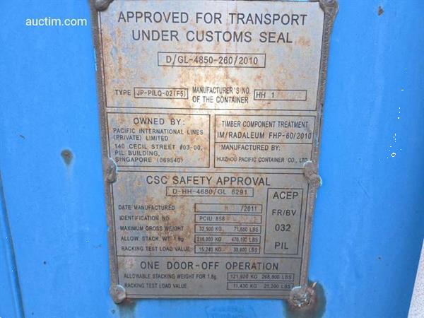 Grote foto zeecontainer jp pilq 02 f5 doe het zelf en verbouw containers