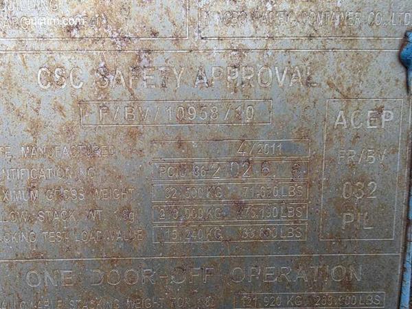 Grote foto zeecontainer jp pilq 02 f5 doe het zelf en verbouw containers