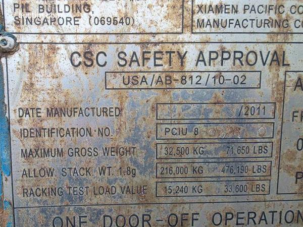 Grote foto zeecontainer xp stdq 08 f1 doe het zelf en verbouw containers