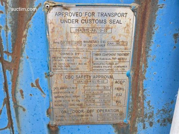 Grote foto zeecontainer xp stdq 08 f1 doe het zelf en verbouw containers