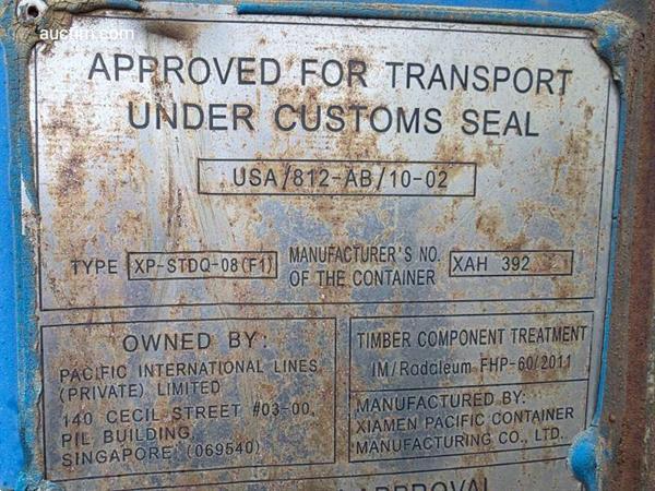 Grote foto zeecontainer xp stdq 08 f1 doe het zelf en verbouw containers