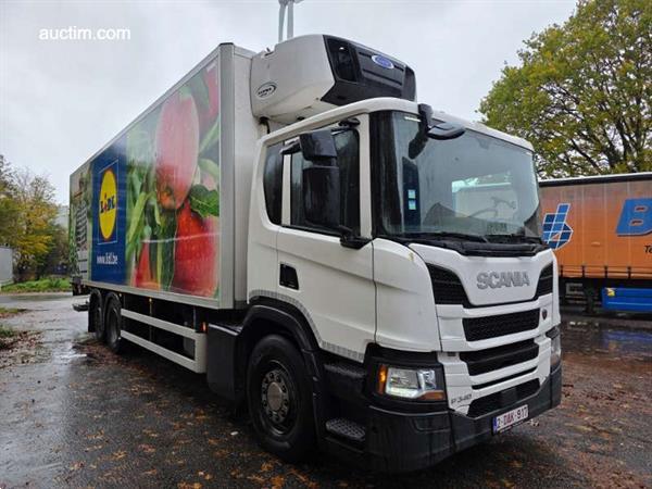 Grote foto scania p340 b6x2 4nb 17l frigo lng koeltransport.. doe het zelf en verbouw vrachtwagens