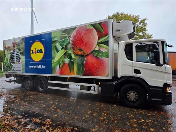Grote foto scania p340 b6x2 4nb 17l frigo lng koeltransport.. doe het zelf en verbouw vrachtwagens