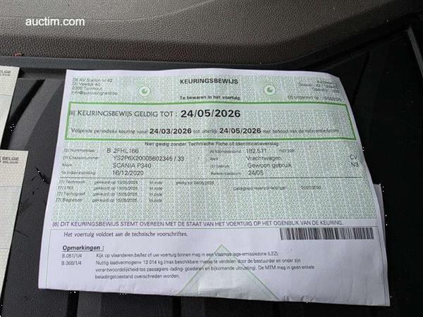 Grote foto scania p340 b6x2 4nb 17l frigo lng koeltransport.. doe het zelf en verbouw vrachtwagens