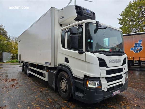 Grote foto scania p340 b6x2 4nb 17l frigo lng koeltransport.. doe het zelf en verbouw vrachtwagens