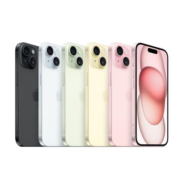 Grote foto nieuwstaat apple iphone 15 model 2023 zwart 128gb 12 maanden garantie telecommunicatie apple iphone