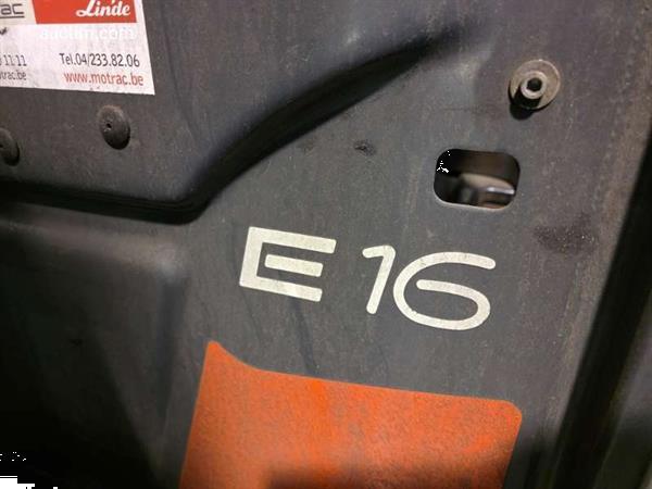 Grote foto linde e16 elektrische heftruck 2008 agrarisch heftrucks