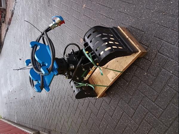 Grote foto h ner sorteergrijper cw05 opname minigraver doe het zelf en verbouw aanbouwdelen