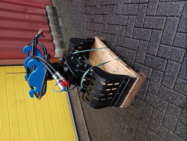 Grote foto h ner sorteergrijper cw05 opname minigraver doe het zelf en verbouw aanbouwdelen