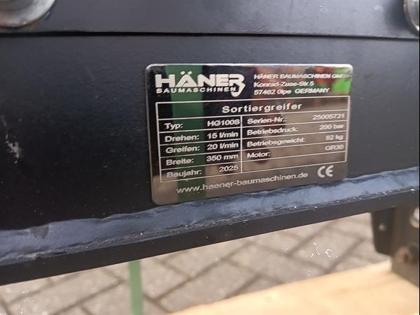 Grote foto h ner sorteergrijper cw05 opname minigraver doe het zelf en verbouw aanbouwdelen