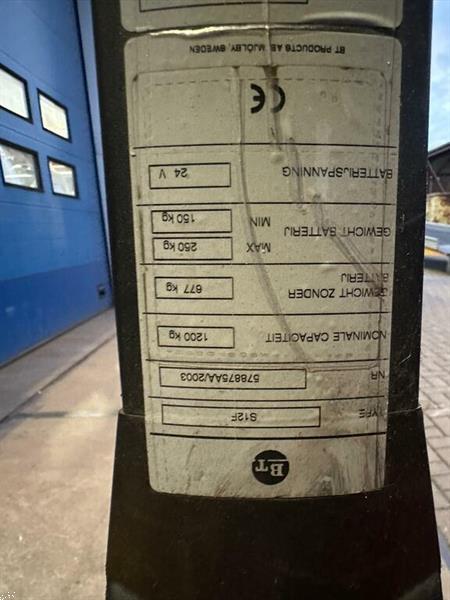 Grote foto vs 22552 elektrische stapelaar bt s12f initi le lift doe het zelf en verbouw hefwerktuigen