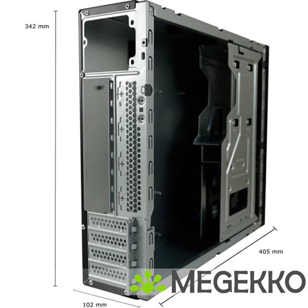 Grote foto lc power lc 1406mb tfx on computerbehuizing micro tower zwart computers en software behuizingen en kasten