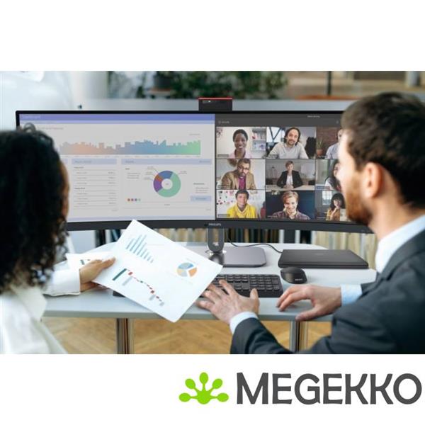 Grote foto philips b line 49b2u6903ch 00 49 ultrawide quad hd usb c 100w curved va monitor computers en software overige computers en software