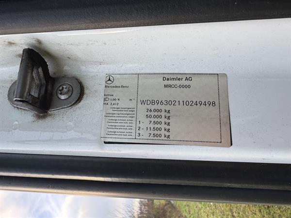 Grote foto mercedes benz actros 2542ll 6x2 full air bdf systeem chassis cabine acc ahk tuv 4 2026 doe het zelf en verbouw vrachtwagens