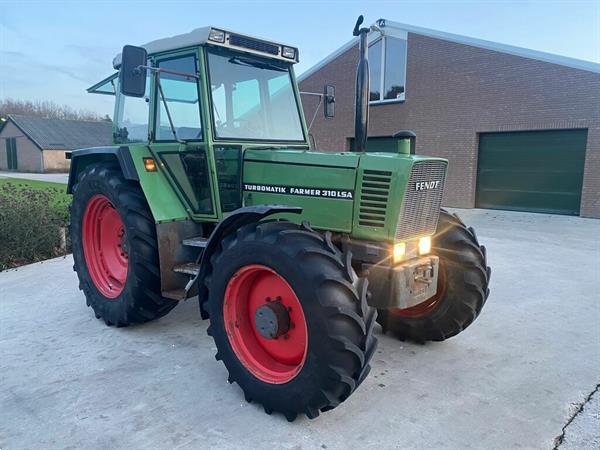 Grote foto fendt 310 lsa 4wd tractor 100pk agrarisch tractoren