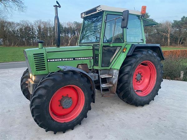 Grote foto fendt 310 lsa 4wd tractor 100pk agrarisch tractoren