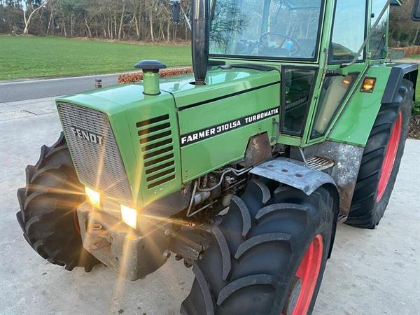 Grote foto fendt 310 lsa 4wd tractor 100pk agrarisch tractoren
