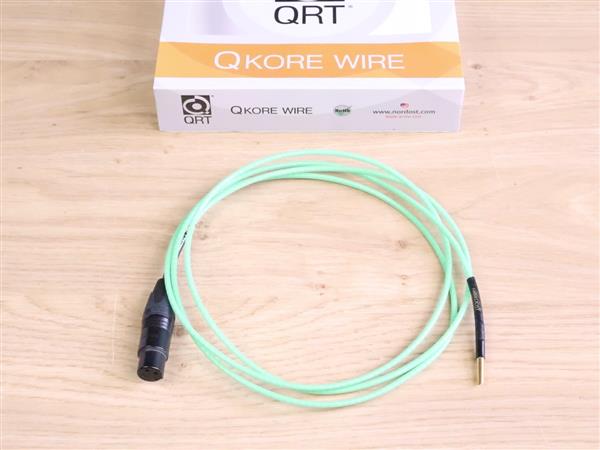 Grote foto qrt quantum qkore wire audio grounding cable by nordost xlr female banana 2 0 metre audio tv en foto algemeen
