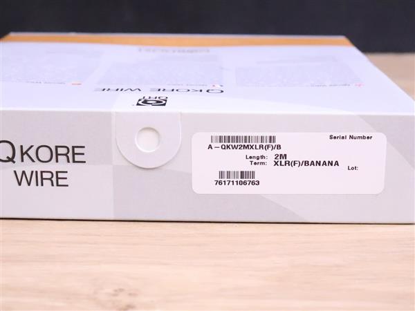 Grote foto qrt quantum qkore wire audio grounding cable by nordost xlr female banana 2 0 metre audio tv en foto algemeen