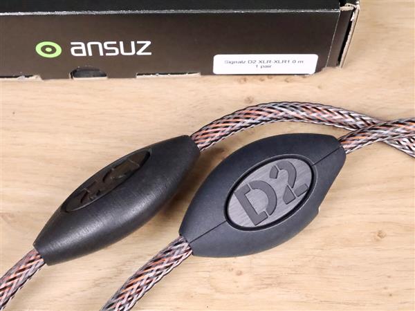 Grote foto ansuz acoustics signalz d2 highend audio interconnects xlr 1 0 metre audio tv en foto onderdelen en accessoires