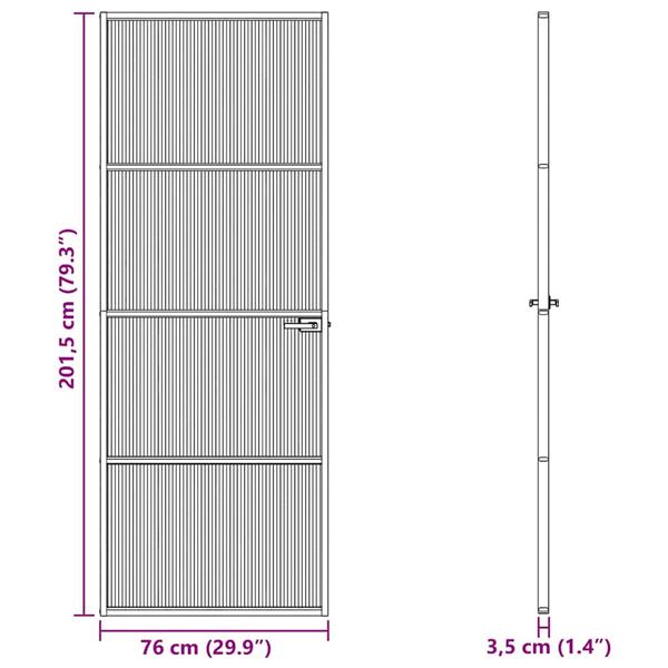 Grote foto vidaxl aluminium doe het zelf en verbouw deuren en horren