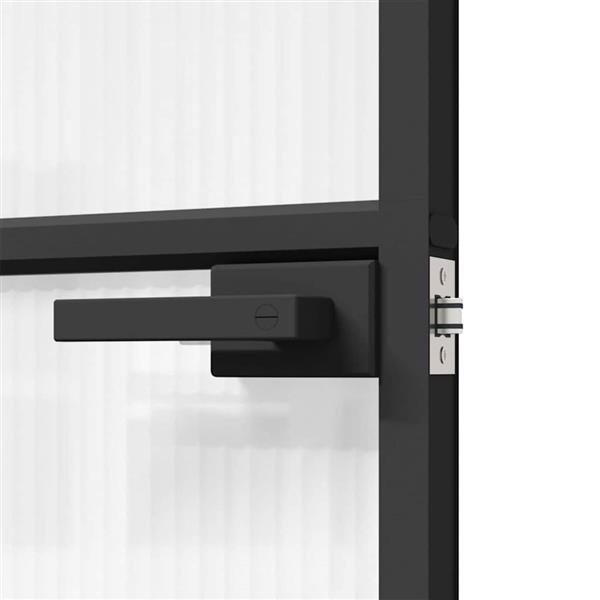 Grote foto vidaxl huisdeur 83 x 201 5 x 3 5 cm aluminium en gehard glas doe het zelf en verbouw deuren en horren