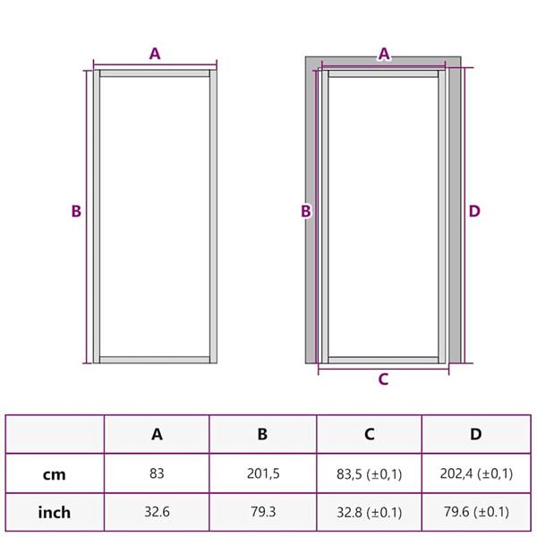 Grote foto vidaxl huisdeur 83 x 201 5 x 3 5 cm aluminium en gehard glas doe het zelf en verbouw deuren en horren