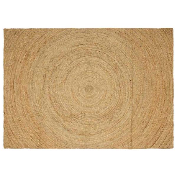 Grote foto vidaxl vloerkleden bruin 200 x 290 cm jute huis en inrichting vloerbedekking en kleden