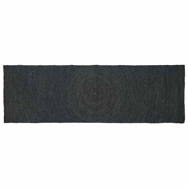 Grote foto vidaxl vloerkleden donkergrijs 80 x 300 cm jute huis en inrichting vloerbedekking en kleden