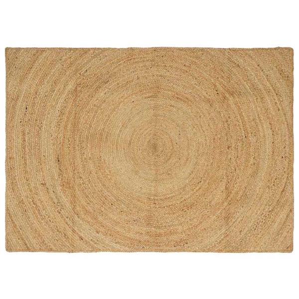 Grote foto vidaxl vloerkleden bruin 120 x 170 cm jute huis en inrichting vloerbedekking en kleden