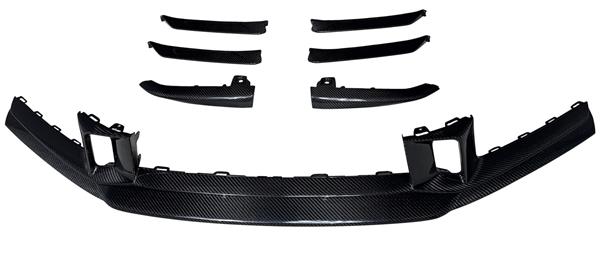 Grote foto dit betreft een porsche 992.2 carrera carbon voorlip splitter sport design vervangend model auto onderdelen tuning en styling