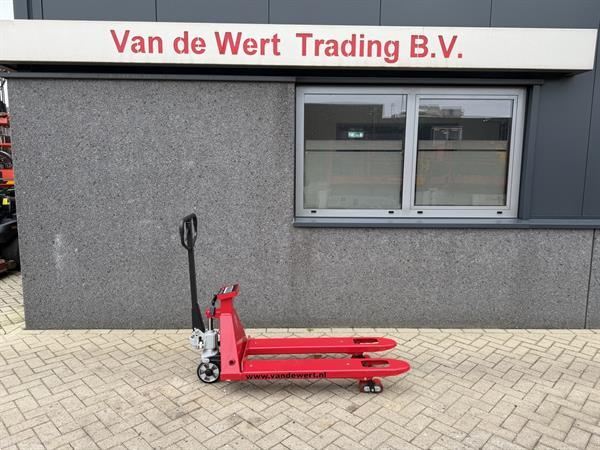 Grote foto hand pallet truck 2000 kg lwpw weegsysteem weeg palletwagen nieuw 2025 doe het zelf en verbouw hefwerktuigen