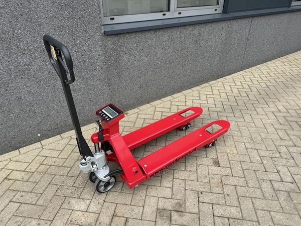 Grote foto hand pallet truck 2000 kg lwpw weegsysteem weeg palletwagen nieuw 2025 doe het zelf en verbouw hefwerktuigen