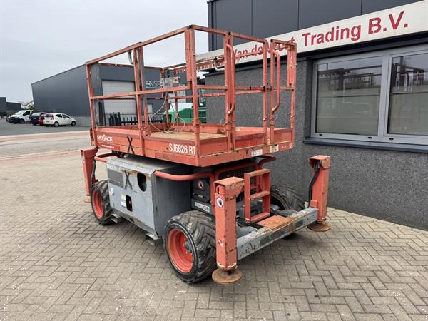 Grote foto skyjack sj 6826rt schaarhoogwerker scissor arbeitsbuhne 2015 4x4 kubota diesel 10m werkhoogte doe het zelf en verbouw hoogwerkers